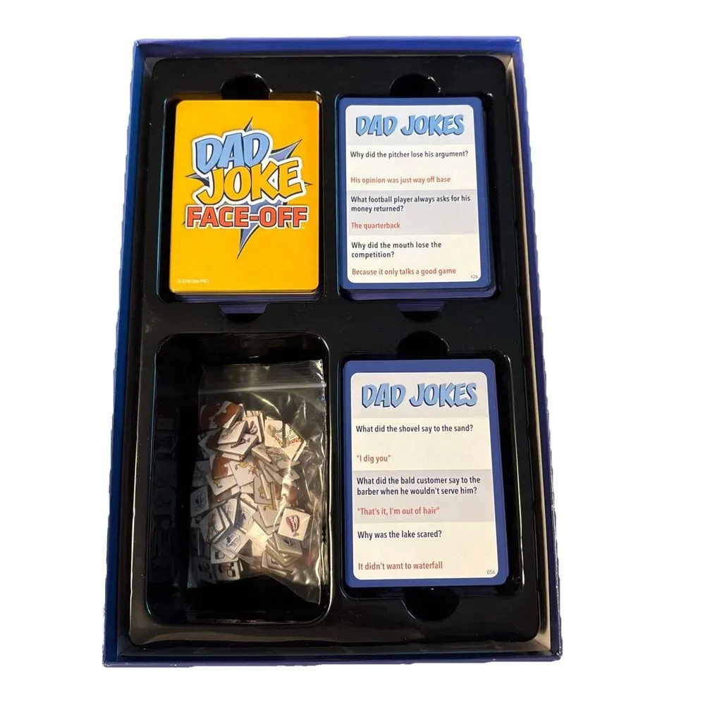 Ultra Pro 2018 Dad Joke Face Off Card Game Ages 13+ 2-12 Players COMPLETE